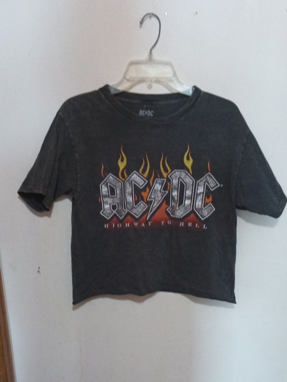 AC/DC Highway To Hell Cropped Tshirt